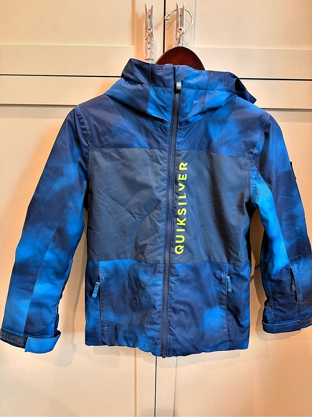 Quiksilver Groomer Boys Ski Jacket Size 10/S – DryFlight 10k